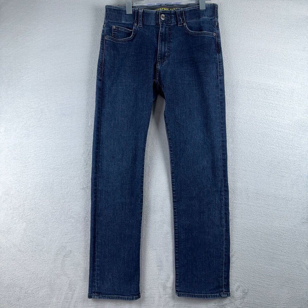 Lee Straight Leg Jeans Extreme Motion Slim Fit 2015475 Men's Blue Size 31X32
